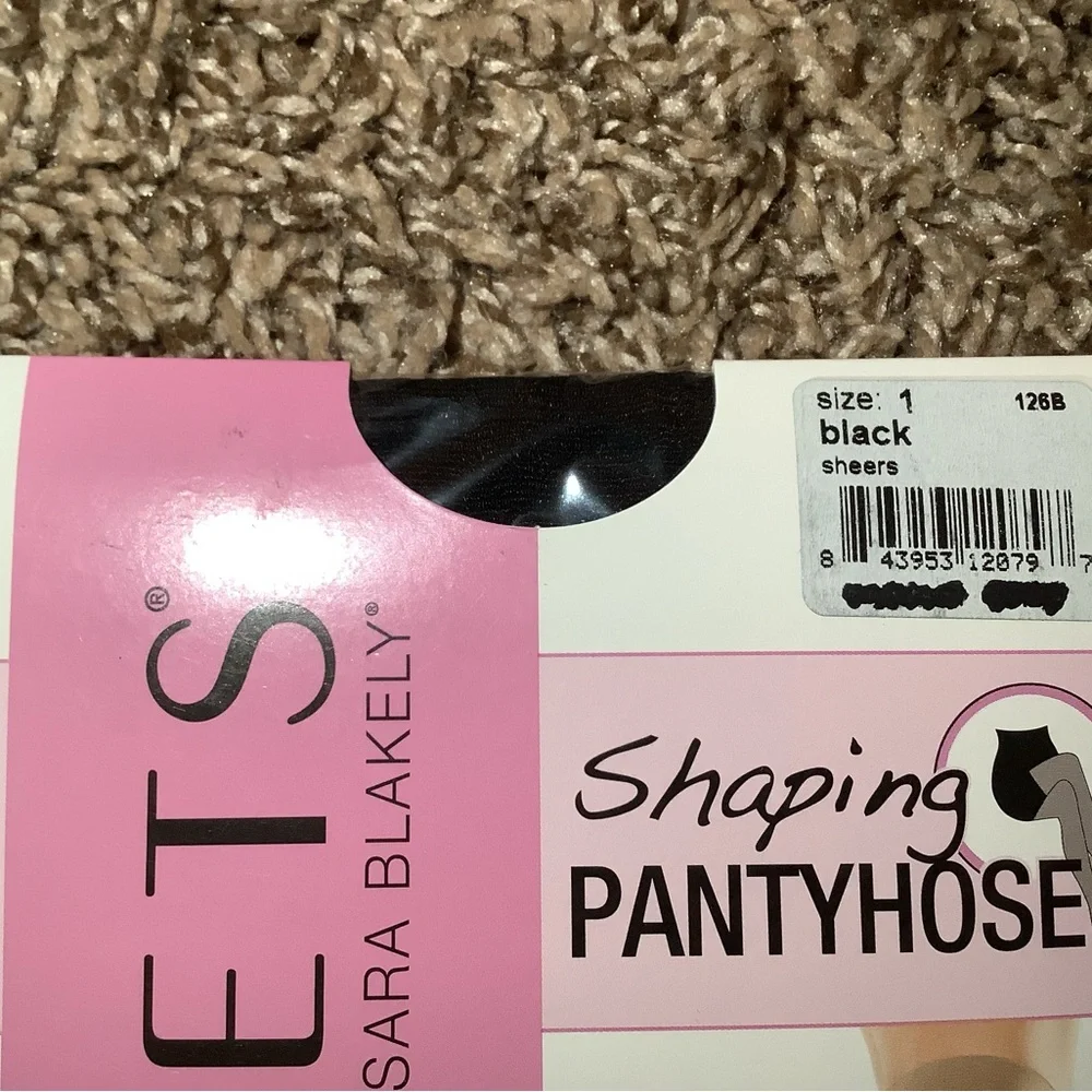 Spanx Assets sheer shaping pantyhose, color black, size: 1